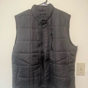 Black Quilted Vest